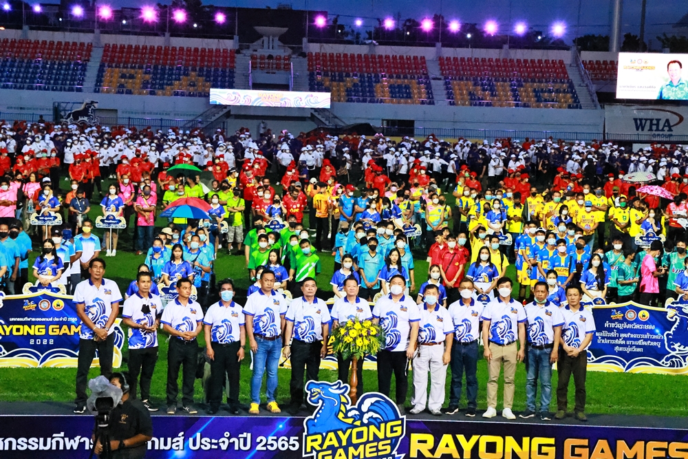 อบจ.ระยอง เปิดมหกรรมกีฬาระยอง เกมส์ 2022 
