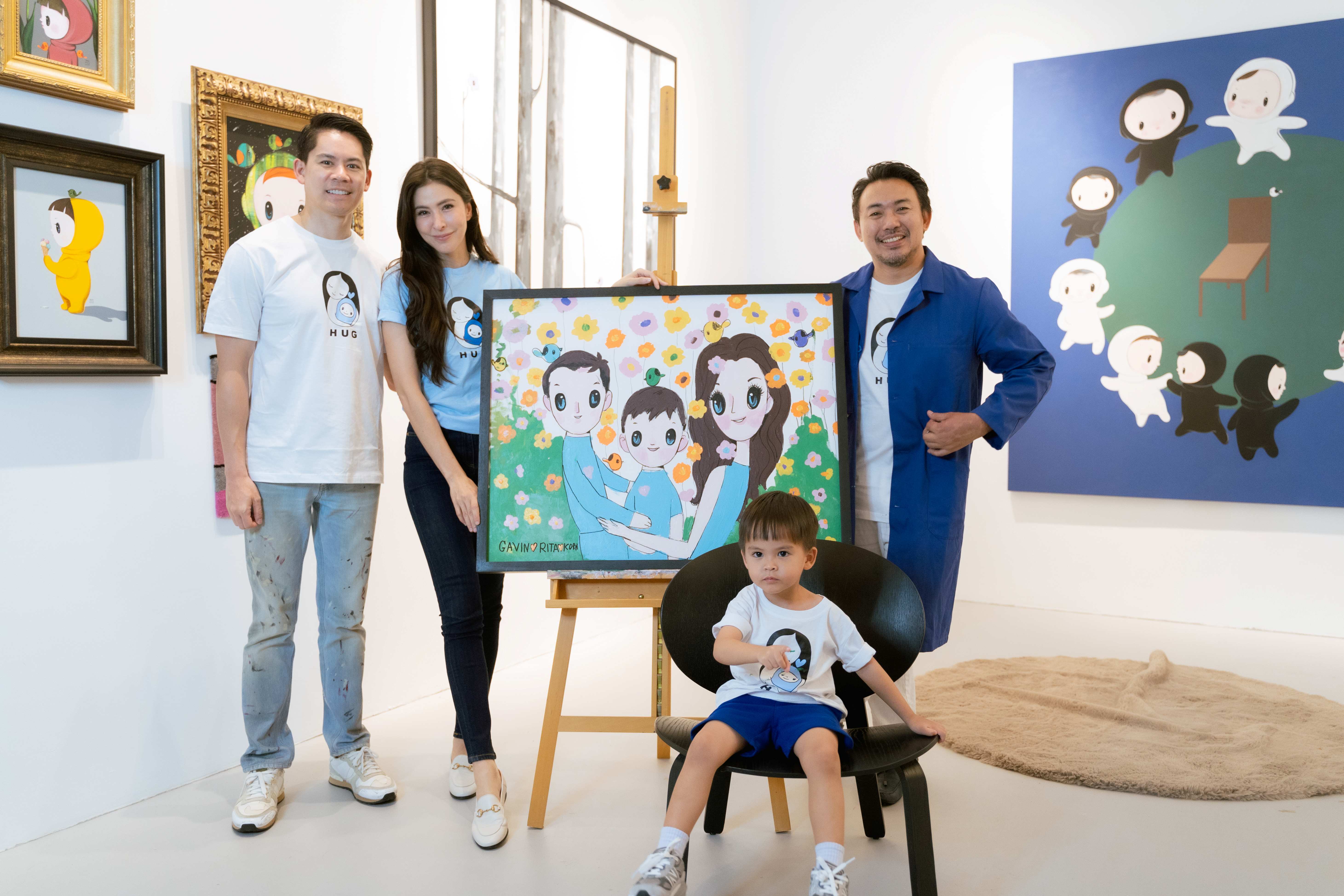 มูลนิธิโรงพยาบาลเด็ก ชวน "ศรีริต้า เจนเซ่น ณรงค์เดช" และครอบครัว  ส่งกำลังใจให้แม่ที่ดูแลลูกป่วย