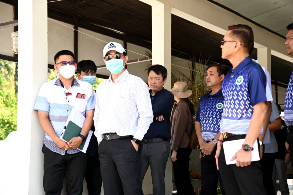   สธ.นิเทศเขตสุขภาพที่ 5 พร้อมรอง สสจ.กาญจน์ ตรวจความคืบหน้างานก่อสร้างสำนักงาน สธ.อ.บ่อพลอย