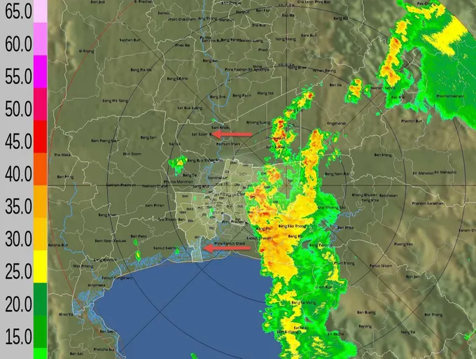ตกแต่เช้า! กทม.ฝนปานกลางกระจายหลายจุด เผื่อเวลาเดินทางไปทำงาน
