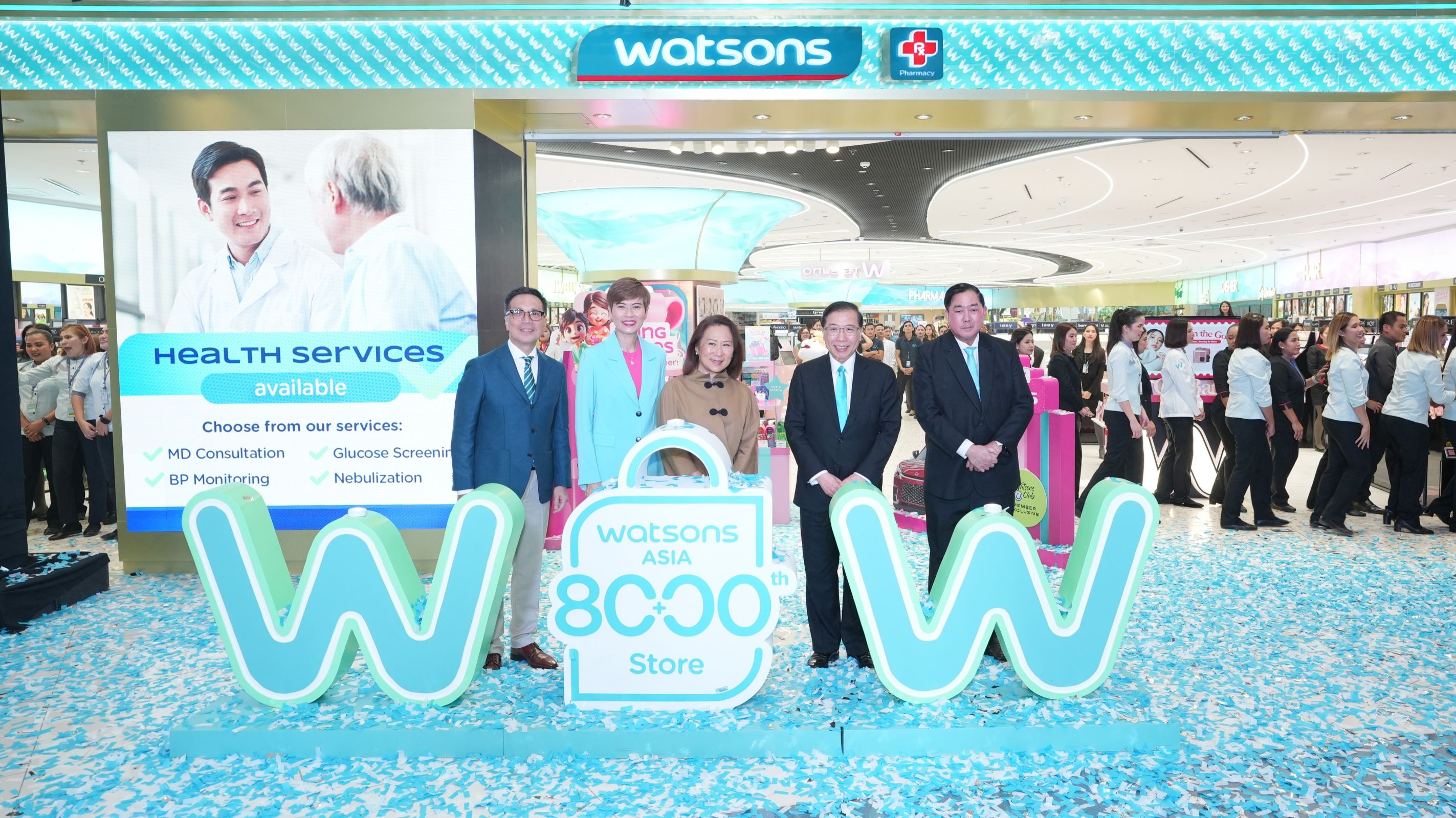 "วัตสัน" ขับเคลื่อนการเติบโต ลุยเปิดสาขาที่ 8,000 ในทวีปเอเชีย ยกระดับประสบการณ์การชอปปิ้ง