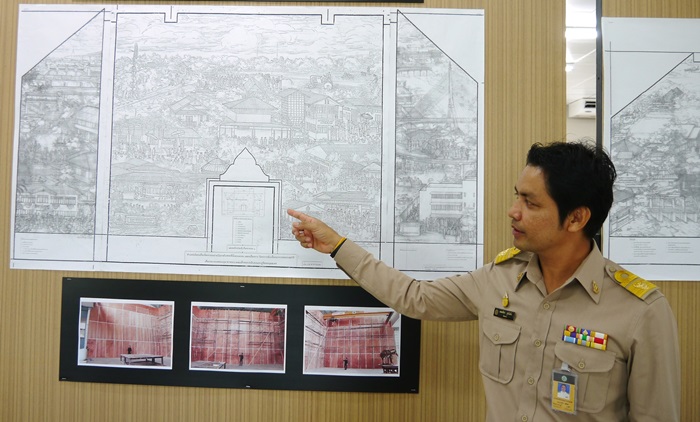วาดไว้ในแผ่นดิน 46 โครงการพระราชดำริ “ร.9” จิตรกรรมฝาผนังพระที่นั่งทรงธรรม : ร่วมสมัย