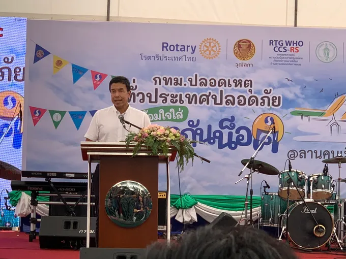 ลดอุบัติเหตุ-ตาย! กทม.ร่วมโรตารี ผนึกภาคี รณรงค์พร้อมใจใส่หมวกกันน็อค 100%