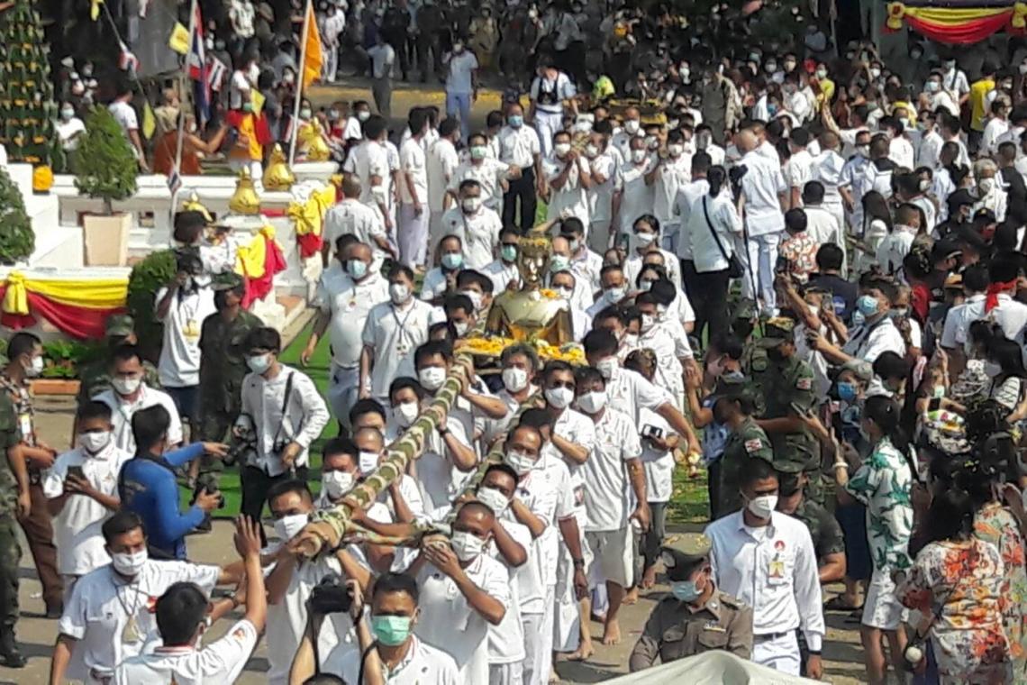 อัญเชิญ“หลวงพ่อพระใส”แห่รอบเมือง ให้ปชช.สรงน้ำในช่วงเทศกาลสงกรานต์