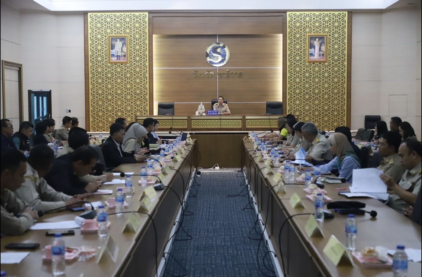 ผู้ว่าฯ นราธิวาส ประชุมคณะกรรมการศูนย์อำนวยการป้องกันและปราบปรามยาเสพติด