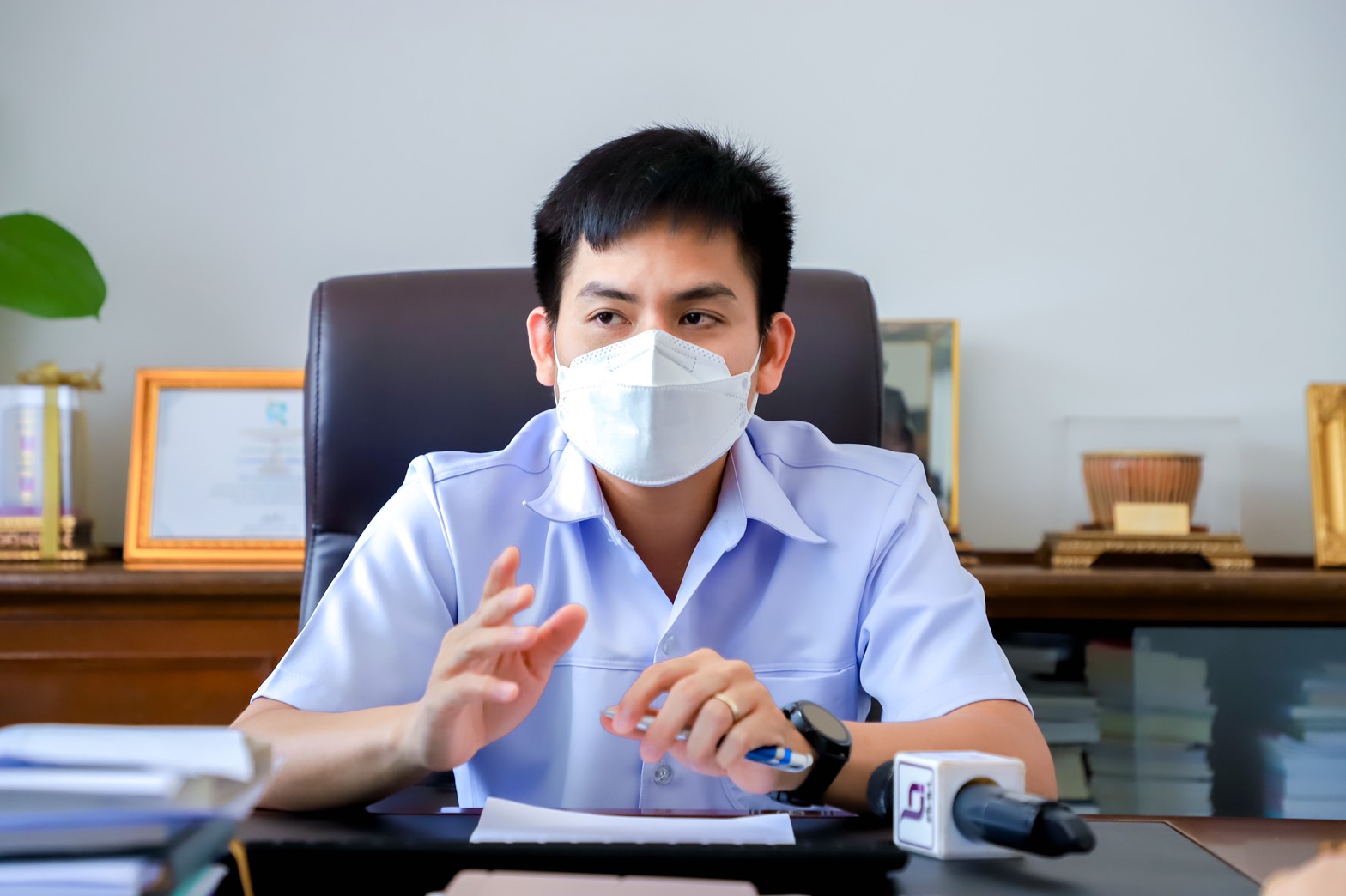  ผอ.โรงพยาบาลตากใบ สร้างความรู้เข้าใจที่ถูกต้องเกี่ยวกับโรคโควิด-19 กับผู้นำศาสนา 