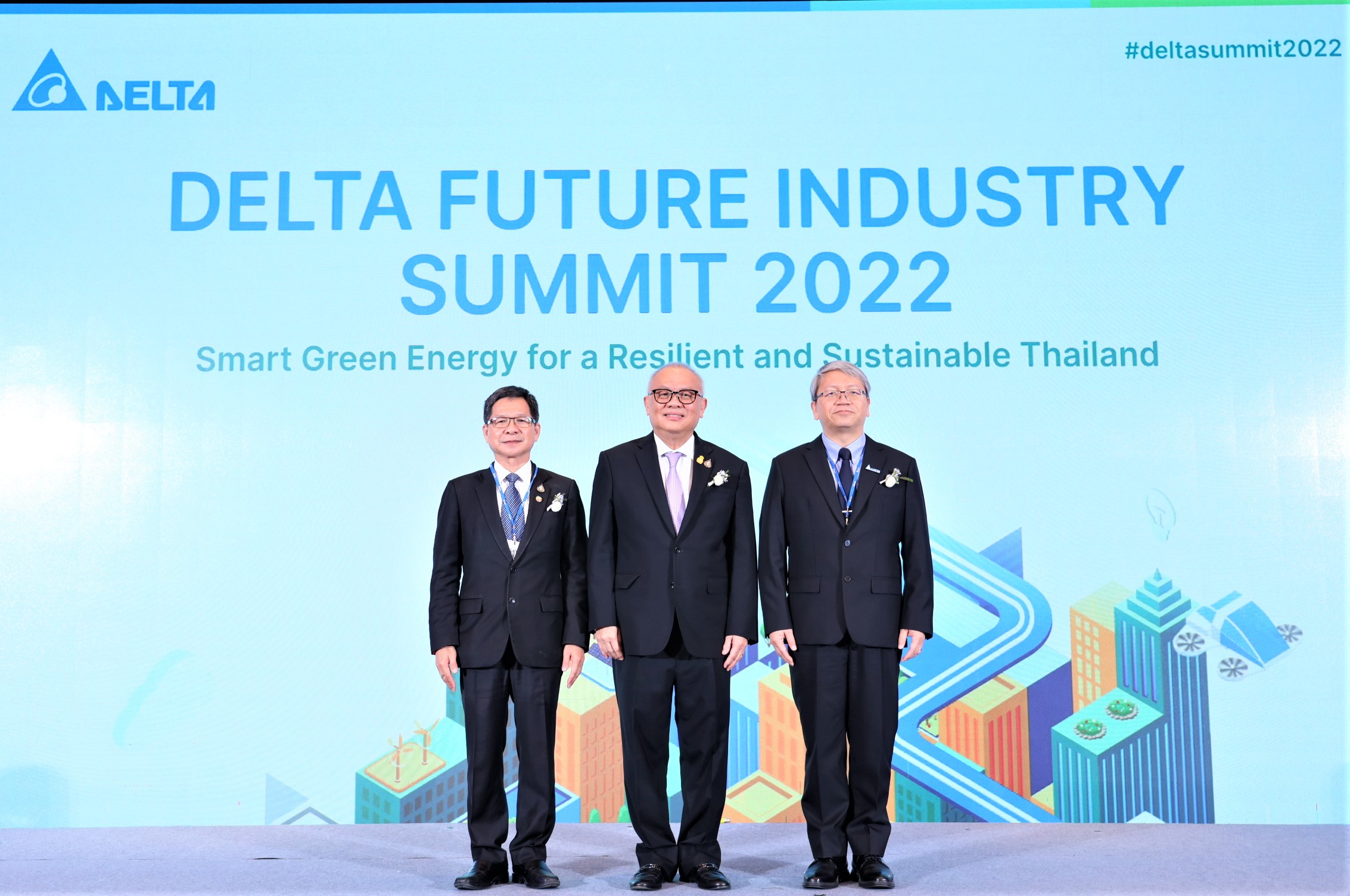 กระทรวงพลังงาน-บีโอไอ-ผู้นำอุตสาหกรรมแถวหน้าของไทยเข้าร่วมงานสัมมนา Delta Future Industry Summit 2022  