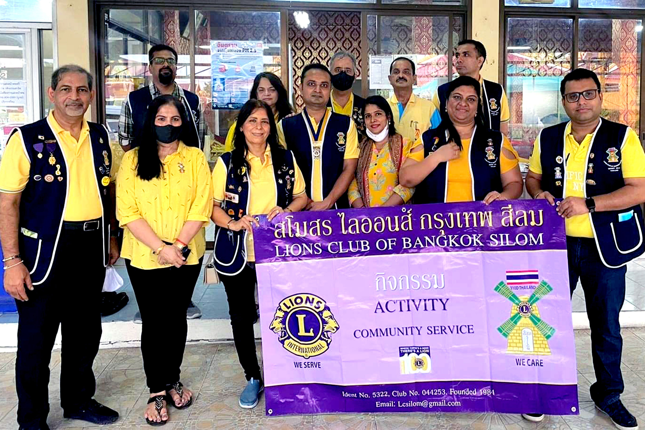 สโมสรไลออนส์บริจาคช่วยเหลือผู้ประสบภัยวิกฤติโควิด-19