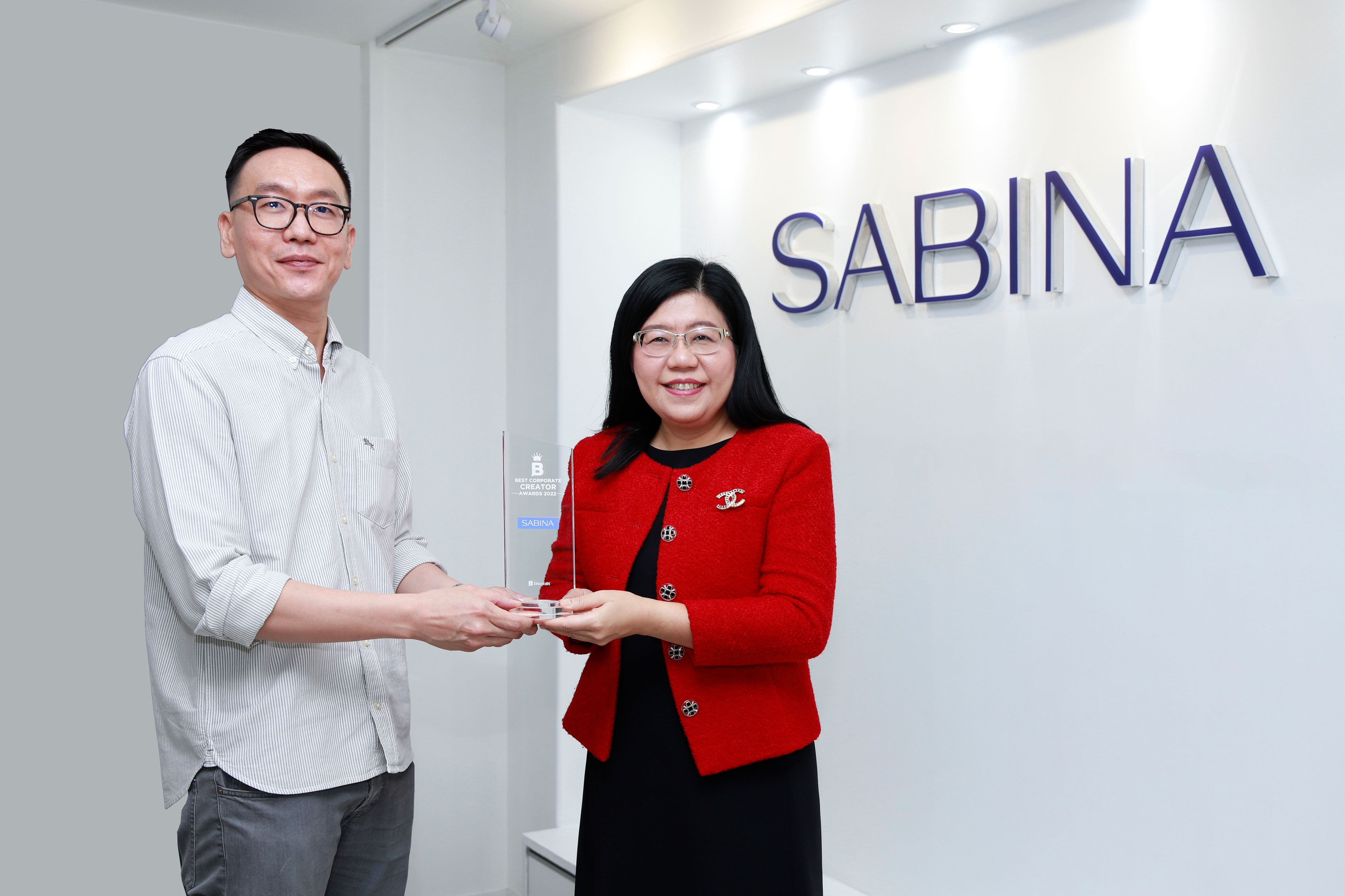 SABINA รับรางวัล Best Corporate Creator Awards 2022 จาก Blockdit
