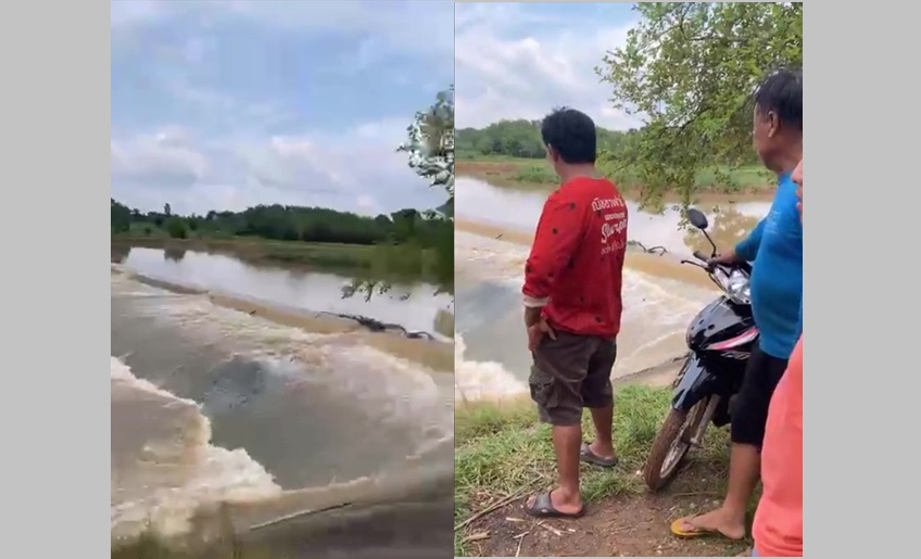 อาถรรพ์ฝายน้ำล้นบ้านโชคอำนวยทำตาวัย 74 หว่านแหหาปลาเกิดเกี่ยวพันตัวและขาจมดับต่อหน้าต่อตา