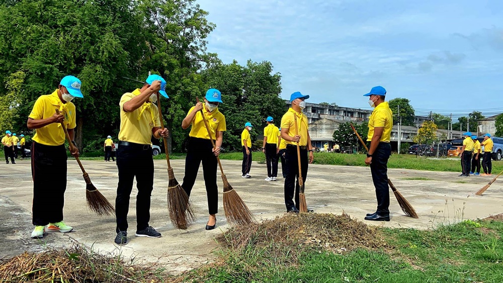 กองพันปฏิบัติการจิตวิทยา จัดกิจกรรม จิตอาสา Big cleaning Day ถวายเป็นพระราชกุศล เฉลิมพระชนมพรรษา พระบาทสมเด็จพระวชิรเกล้าเจ้าอยู่หัว 