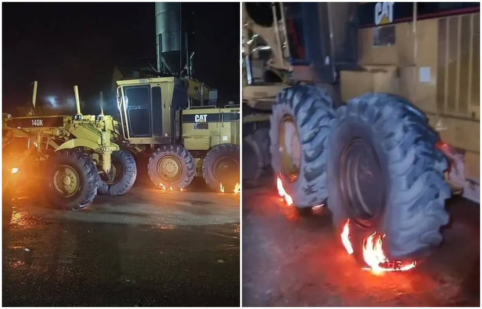 ใต้ป่วนไม่หยุด! คนร้ายบุกเผารถแบคโฮกลางดึกในยะลา เสียหาย 2 คัน เจ้าหน้าที่เร่งล่าตัว