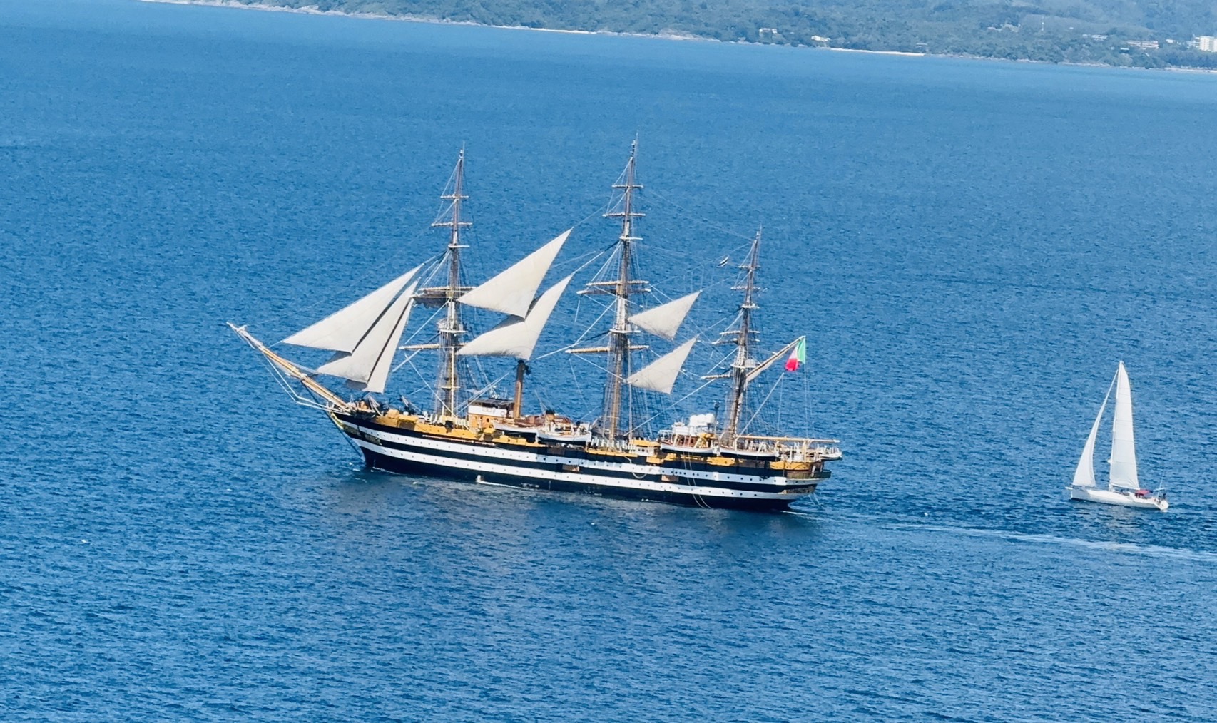 เดินทางกลับเเล้ว! กองทัพเรือ Amerigo Vespucci” ที่สวยที่สุดในโลกหลังเยือนไทย