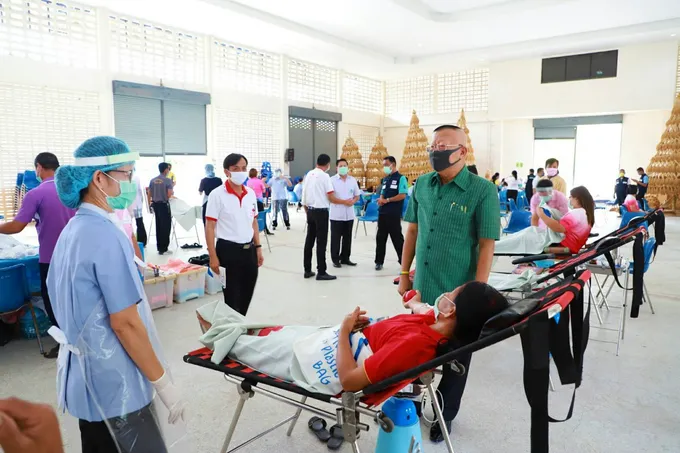 "เหล่ากาชาดยโสธร" รับบริจาคโลหิตชาวอำเภอกุดชุมเพื่อช่วยเหลือชีวิตเพื่อนมนุษย์