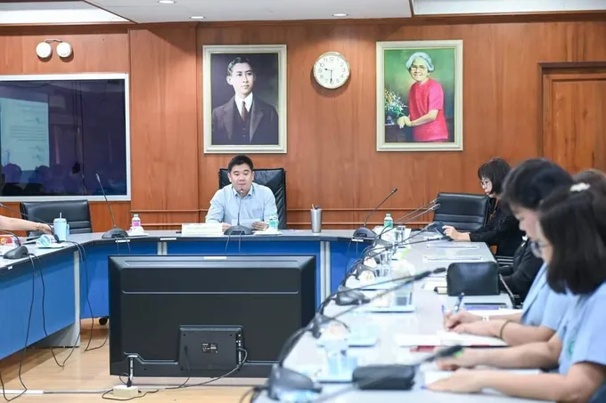 รอง สสจ.กาญจน์ ประชุม คกก.พัฒนางานวิจัย R2R และนวัตกรรมสุขภาพระดับจังหวัด