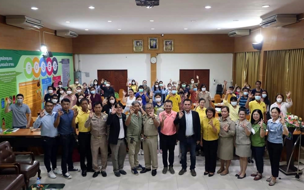 เทศบาลตำบลทับมา จับมือสมาคมเพื่อนชุมชน เปิดอบรมรรณรงค์ใช้ถังดักไขมันในครัวเรือน