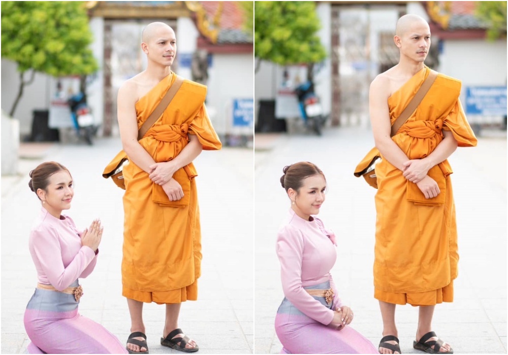 สาธุหลวงพี่! "เจนนี่ รัชนก" โพสต์ภาพ "พระยิว" เข้าสู่ร่มกาสาวพัสตร์แล้ว