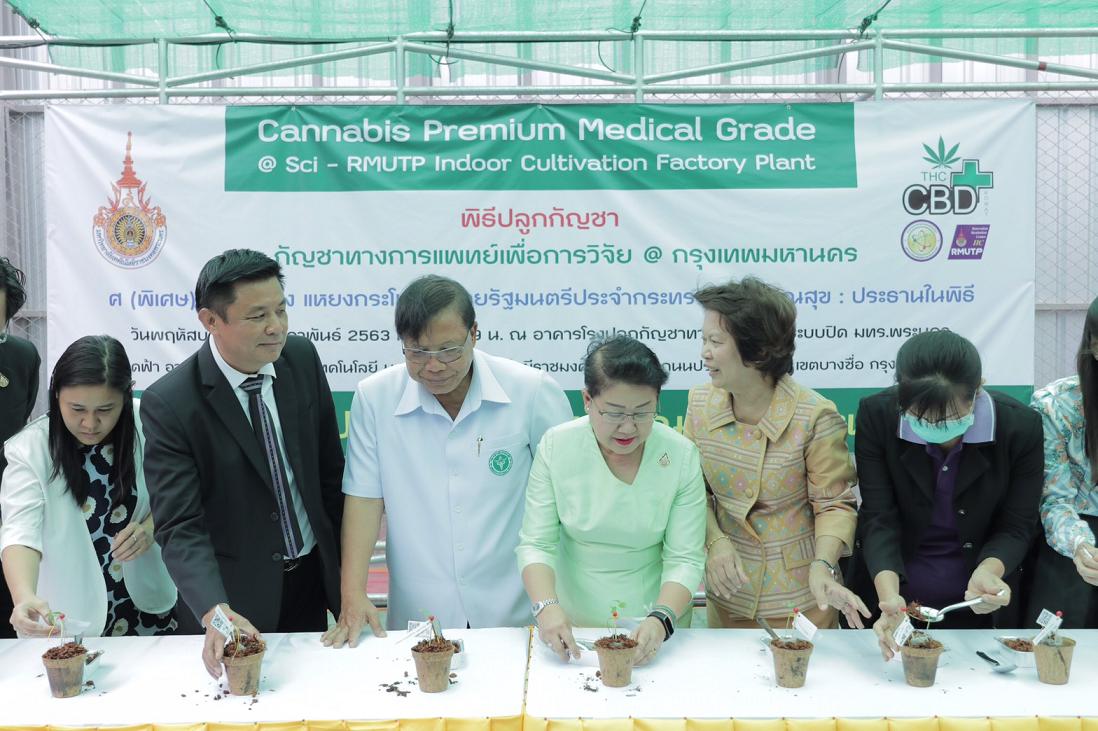 "มทร."เปิดโรงเรือนปลูกกัญชาเพื่อการแพทย์แห่งแรกใน กทม. เพื่องานวิจัยและพัฒนาพันธุ์ พร้อมเปิดเวทีหาทางออกให้วิสาหกิจชุมชนมีรายได้