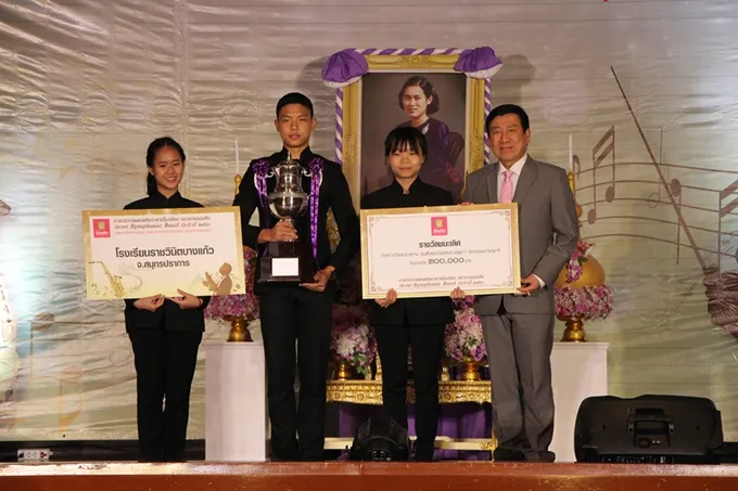 ราชวินิตบางแก้ว  คว้าแชมป์ ประกวดดนตรีธนาคารโรงเรียน Symphonic Band