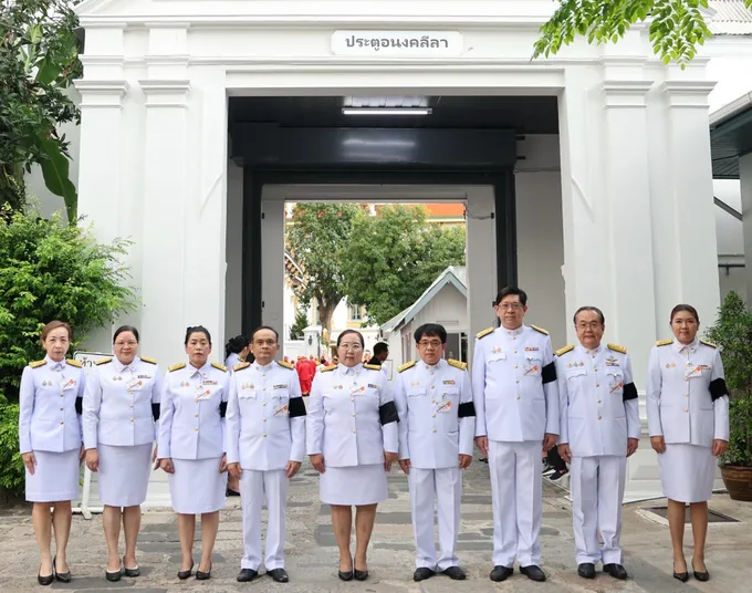 ออมสิน ร่วมพิธีธรรมสวดพระอภิธรรมพระศพ สมเด็จพระเจ้าลูกเธอ เจ้าฟ้าพัชรกิติยาภา นเรนทิราเทพยวดี กรมหลวงราชสาริณีสิริพัชร มหาวัชรราชธิดา 