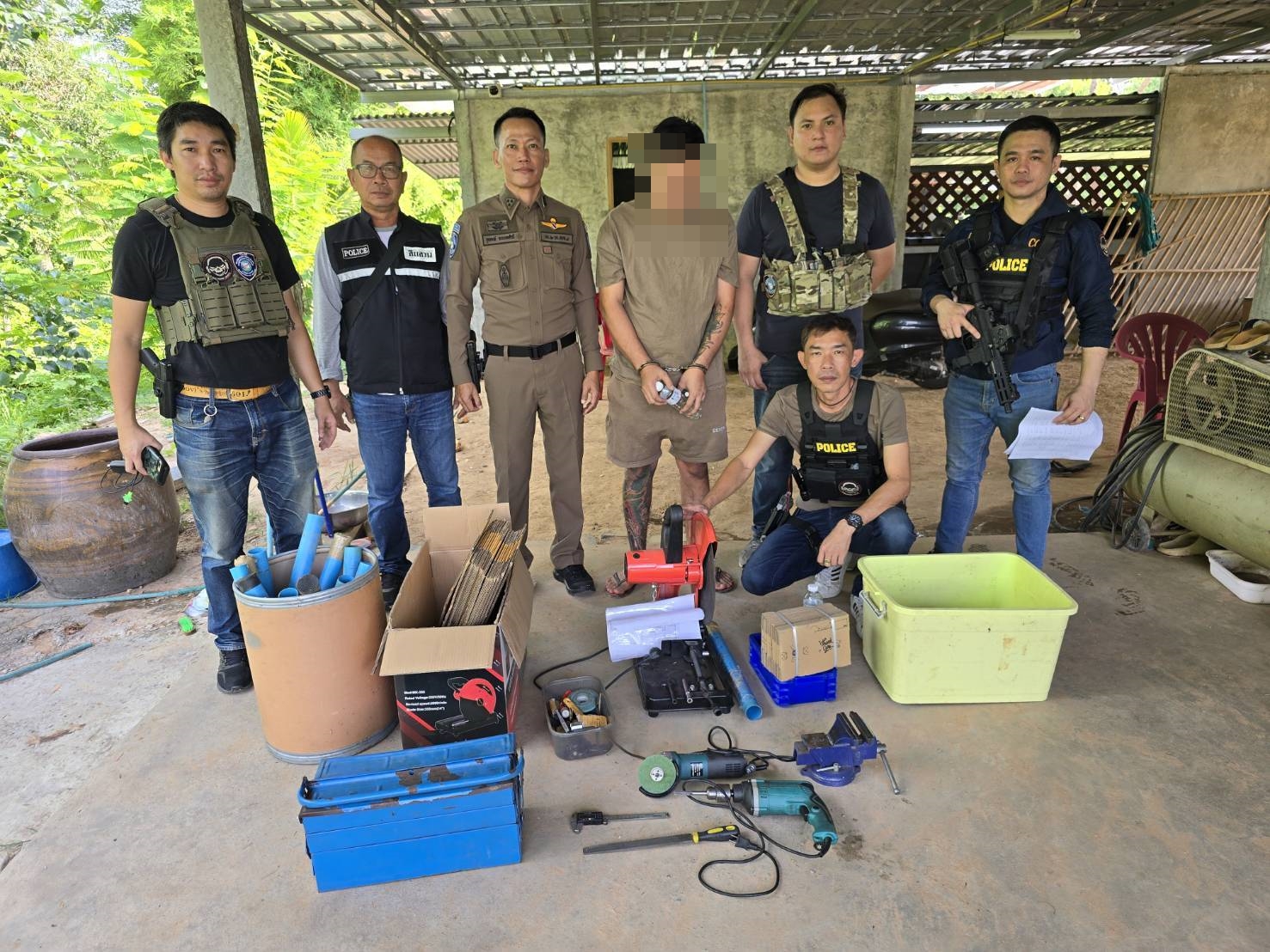 ตำรวจไซเบอร์ รวบวัยรุ่นลักลอบผลิตลำกล้องปืนขายออนไลน์