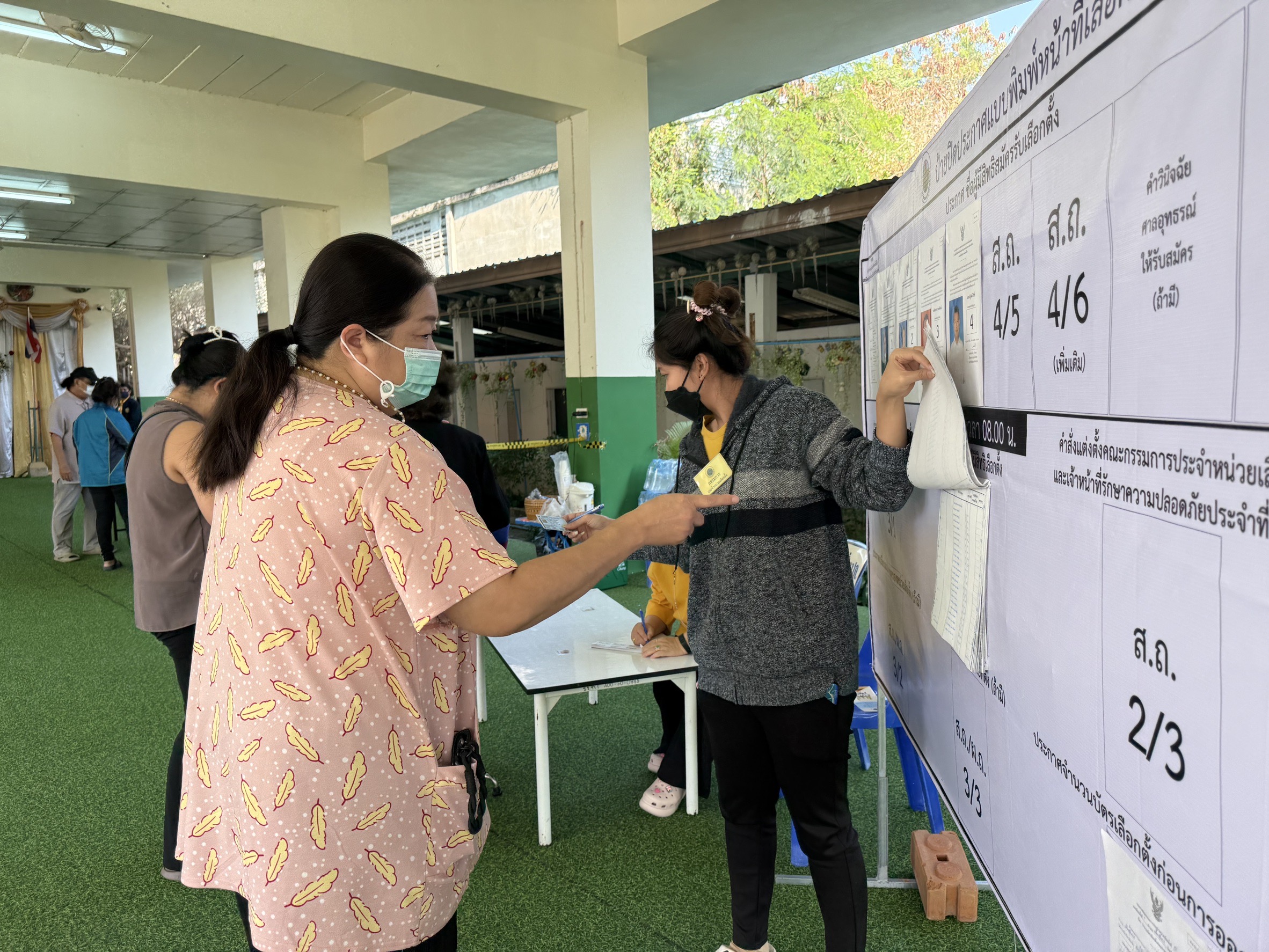บรรยากาศการเลือกตั้ง นายก อบจ.สงขลา และ ส.อบจ.พื้นที่ในเมืองบางหน่วยไม่คึกคัก 