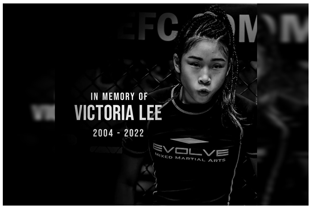 สุดเศร้า! ‘วิกตอเรีย ลี’ นักสู้MMA ‘ONE Championship’ เสียชีวิตด้วยวัย18