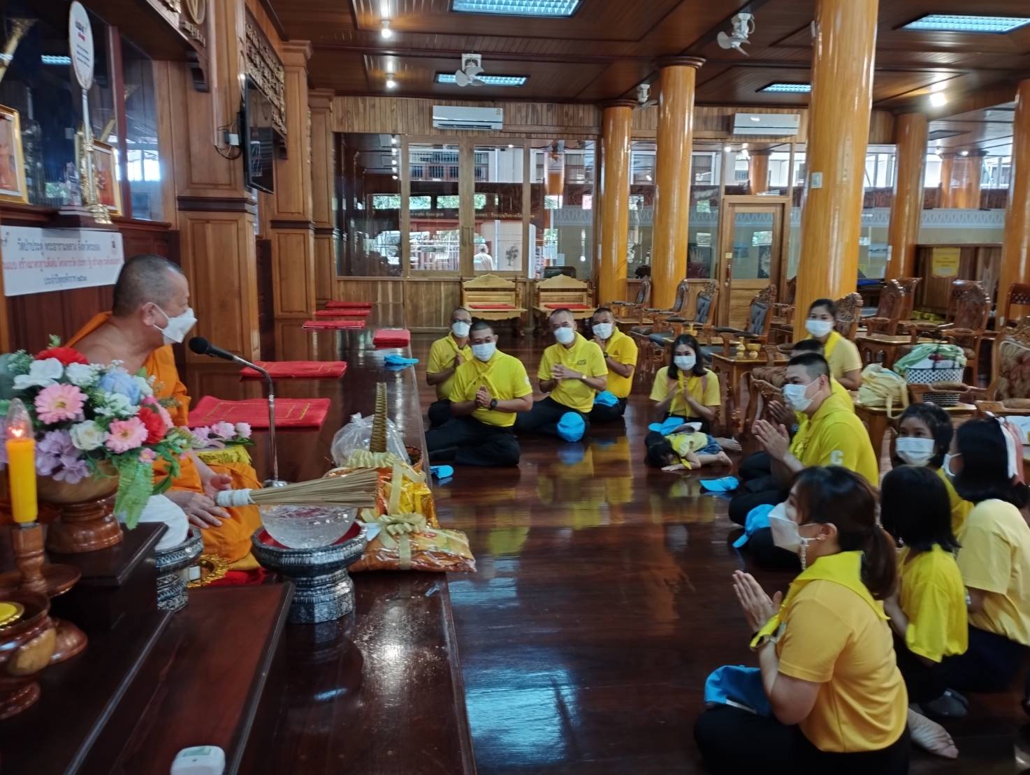 ตร.ปคม.ดึงบ้านพักเด็กและครอบครัวจังหวัดระยอง ร่วมกิจกรรมจิตอาสาทำความสะอาดวัดถวายเป็นพระราชกุศลเนื่องในวันพืชมงคล