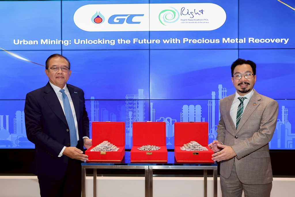 GC จับมือ ไร้ท์ รีแอคติเวชั่น สกัดโลหะมีค่าจากของเสียอุตสาหกรรม