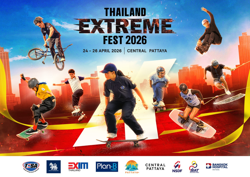 ชิงตั๋วทีมชาติ! ส.เอ็กซ์ตรีมไทยจัดใหญ่ “Thailand Extreme Fest 2026” ที่พัทยา