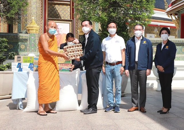 “อนุชา” ถวายสิ่งของสนับสนุนวัดราชบพิธ ช่วยเหลือ “พระสงฆ์ -ชาวบ้าน” ช่วงโควิด-19 