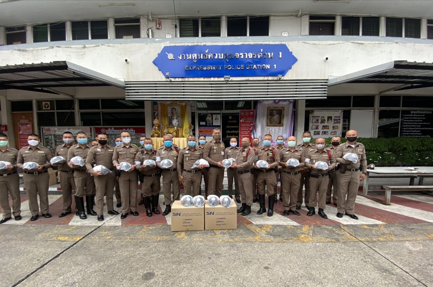 ศูนย์ควบคุมจราจรด่วน 1 กก.2 บก.จร.พร้อมรับใช้ประชาชน