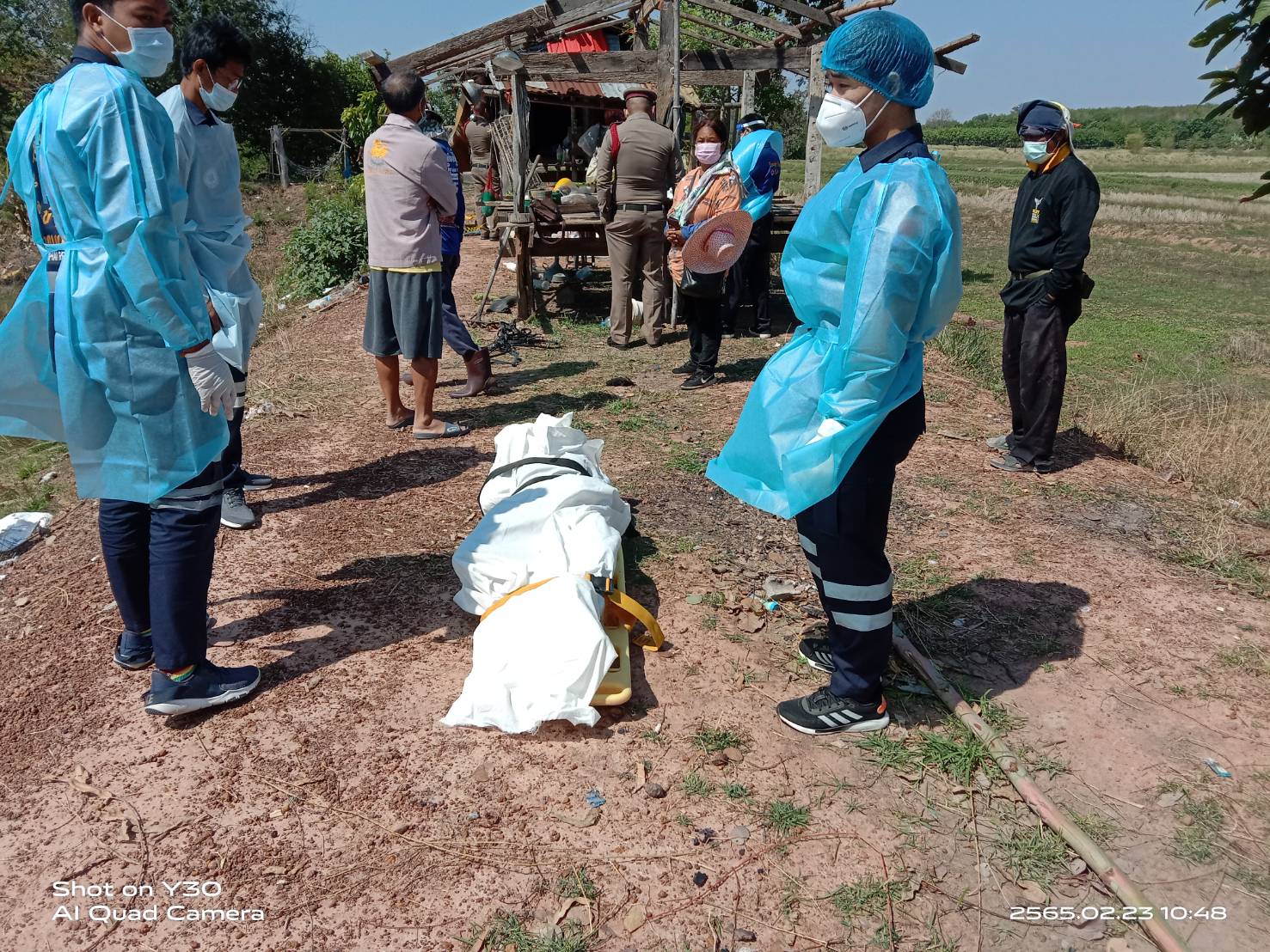 หนุ่มใหญ่วิปริตระหว่างร่วมกามหัวใจวายตายคาเถียงนา