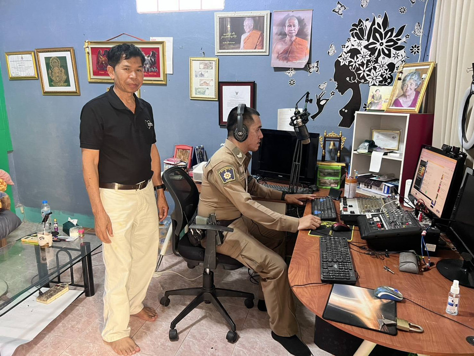 บางสะพานขยับ! ตำรวจ-สื่อ รณรงค์เตือนภัยสงกรานต์ 69 ลดอุบัติเหตุก่อนหยุดยาว 