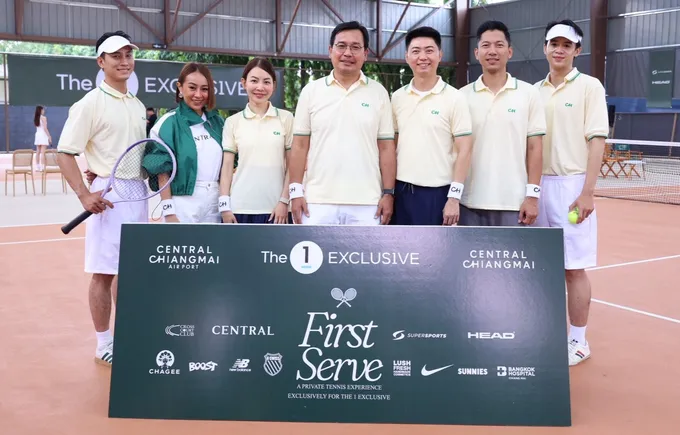 “เซ็นทรัล เชียงใหม่–เซ็นทรัล เชียงใหม่ แอร์พอร์ต” จัด “THE 1 EXCLUSIVE FIRST SERVE” เปิดประสบการณ์เทนนิสสุดเอ็กซ์คลูซีฟ