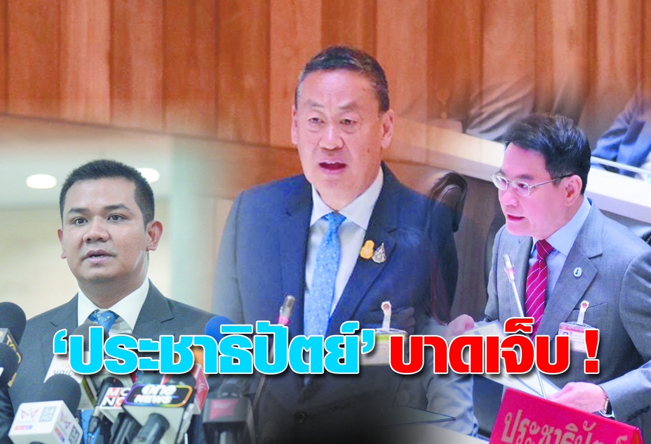  ประชาธิปัตย์ บาดเจ็บ !