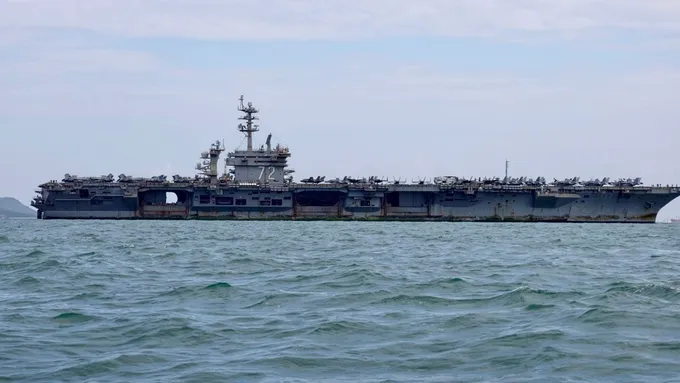 มาแล้ว! USS Abraham Lincoln ถึงไทย เตรียมเทียบท่าแหลมฉบัง กำลังพลกว่า 5,000 นาย