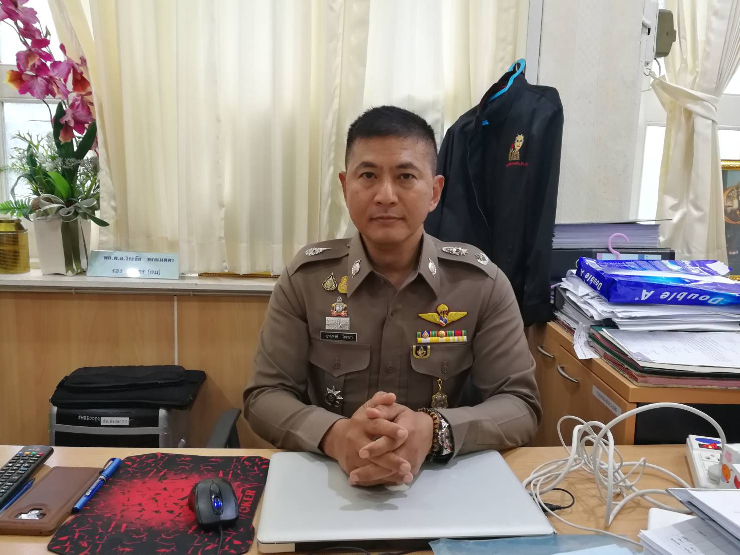 ตร.สั่งจัดสายตรวจดูแลศูนย์อพยพผู้ประสบภัยเหตุโรงงานระเบิด