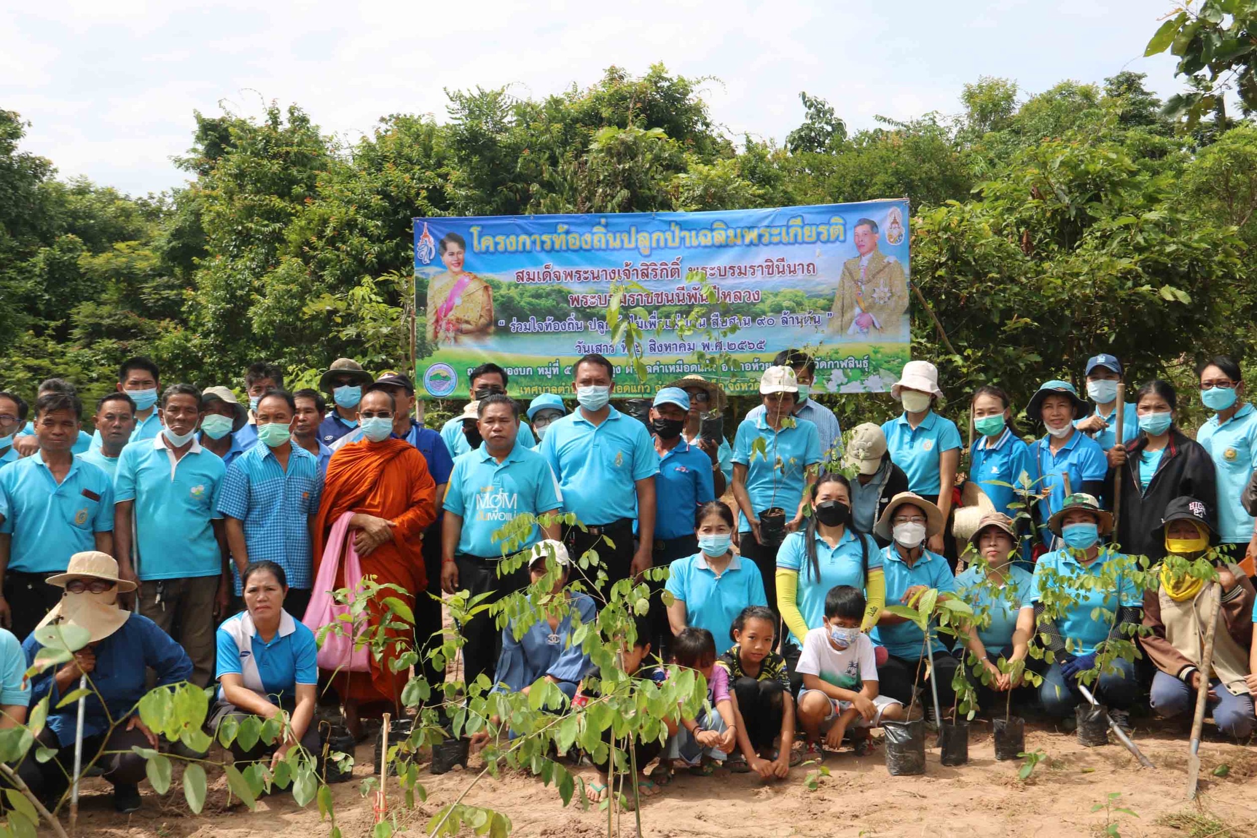 เทศบาลตำบลคำเหมือดแก้ว ปลูกป่าเฉลิมพระเกียรติ