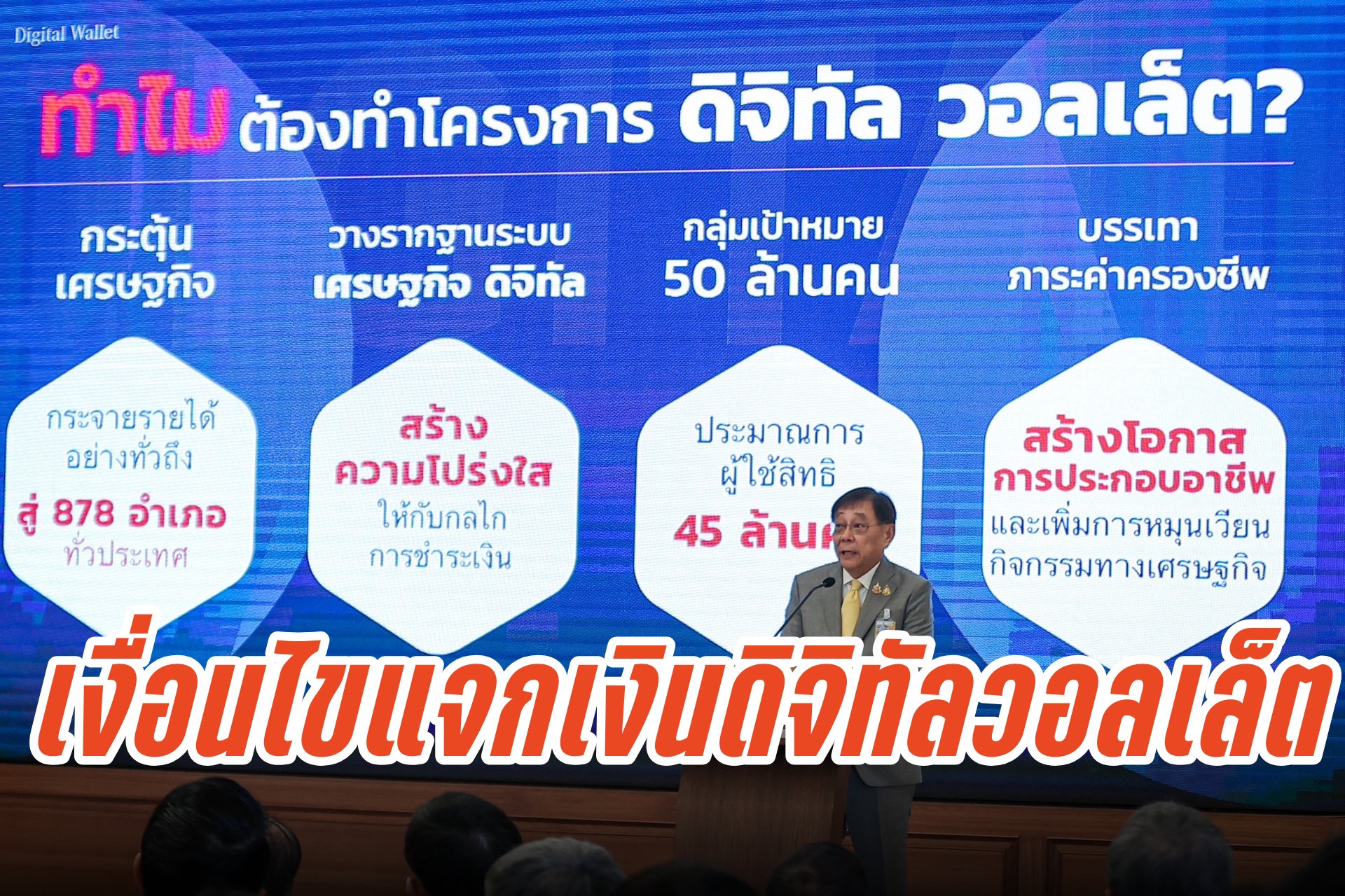 เช็กที่นี่! เงื่อนไขแจกเงินดิจิทัลวอลเล็ต 10,000 บาท เปิดลงทะเบียน 1ส.ค.-15 ก.ย.67/ร้านค้าลงทะเบียน 1 ต.ค.67
