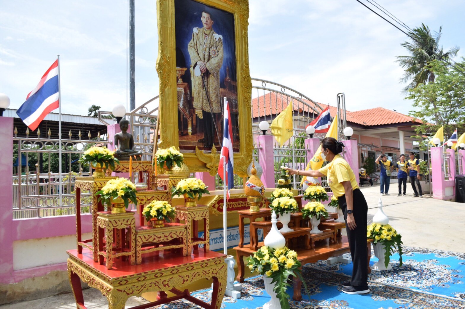 อบต.อินทประมูล จัดโครงการ 1 อปท. 1 สวนสมุนไพรเฉลิมพระเกียรติ พระบาทสมเด็จพระเจ้าอยู่หัว