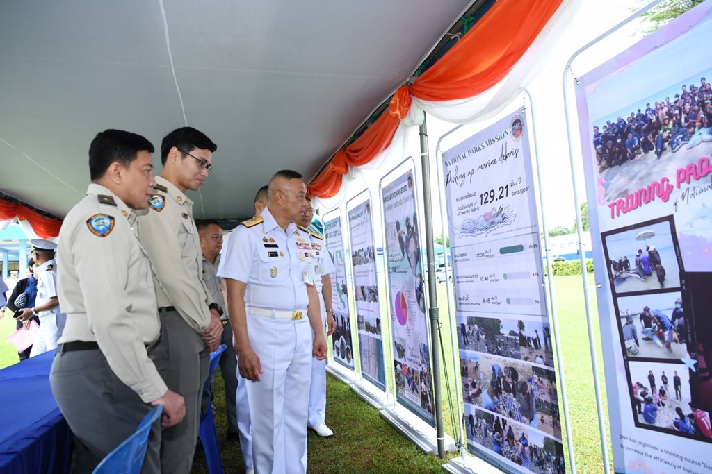 กองทัพเรือ นำเรือ ต.94 และ ต.95 เป็นอุทยานการเรียนรู้ใต้ท้องทะเล เกาะจวง สัตหีบ