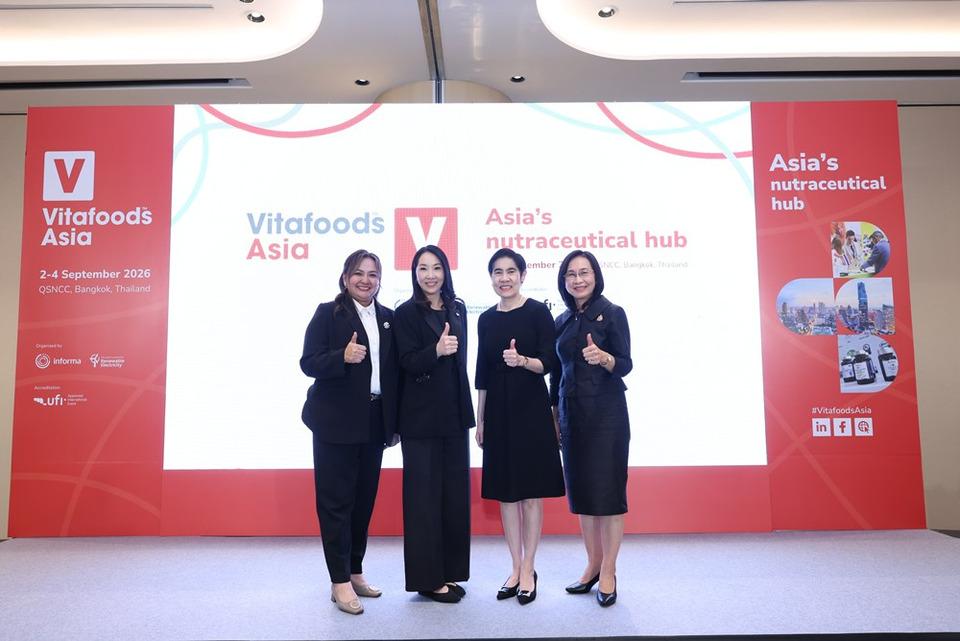 สารสกัดไทยบุกตลาดโลก! Vitafoods Asia 2026 ผนึกวิจัย-นวัตกรรม ดันเศรษฐกิจสุขภาพโตทะลุ 1.1 ล้านล้านดอลลาร์