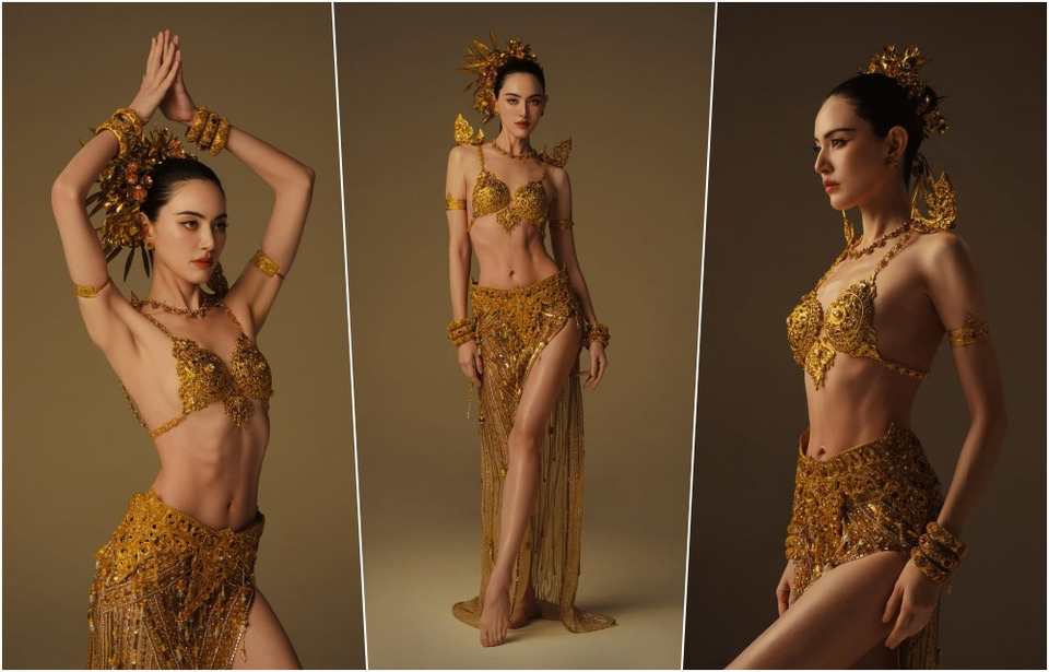 งามสง่าดุจนางพญา! “ใหม่ ดาวิกา” สวมชุดไทยล้านนา โชว์เสน่ห์ที่ไม่อาจต้านทาน