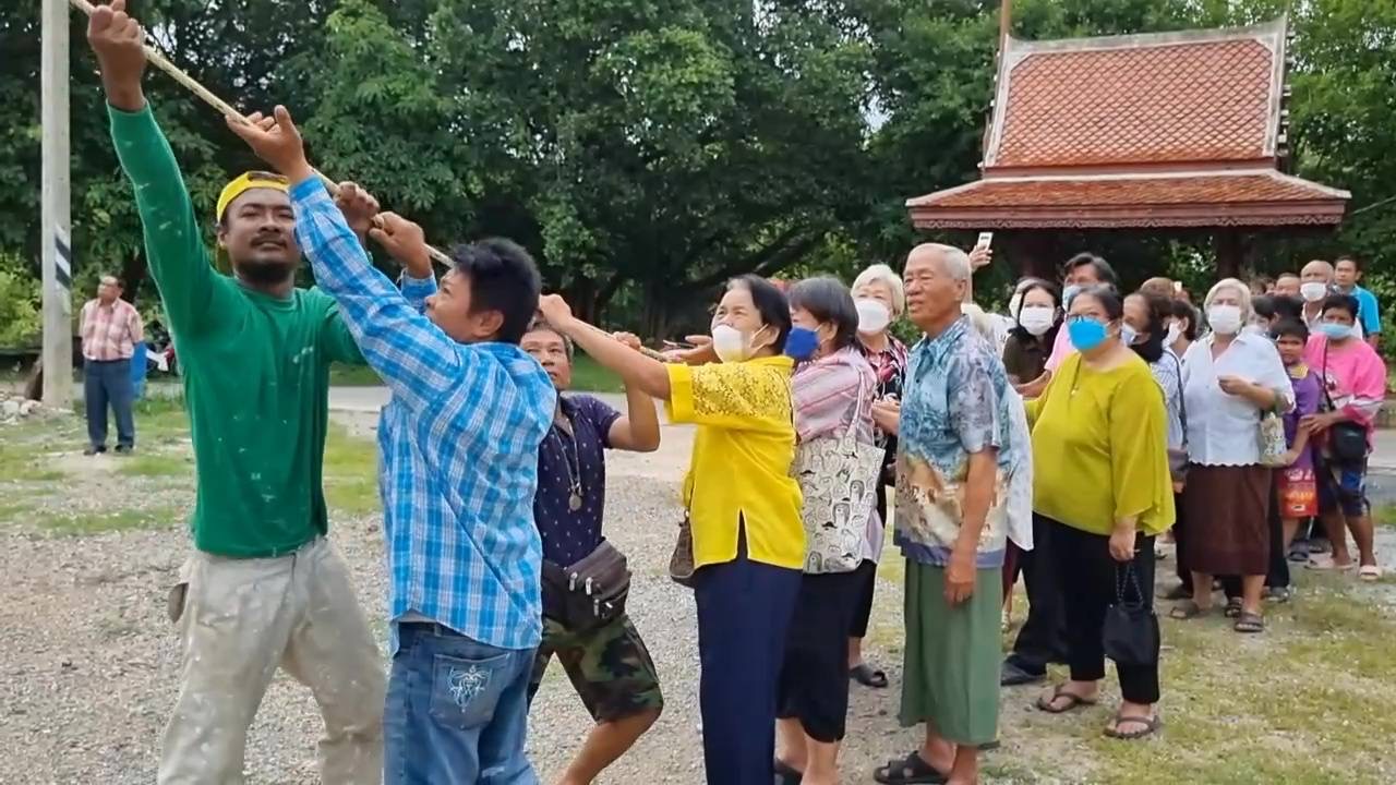 สระบุรี ส่องเลขเด็ดงานบุญยกช่อฟ้าศาลาการเปรียญ วัดหนองมน