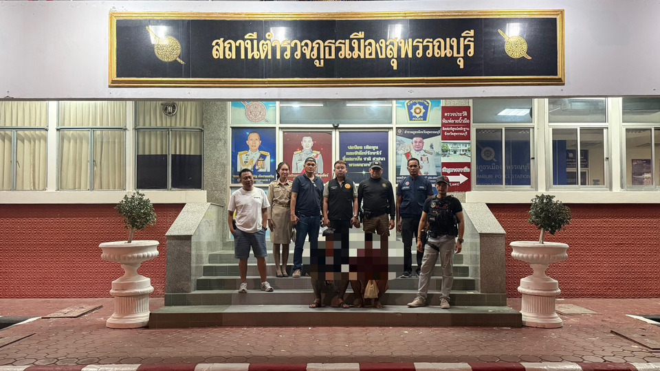 ฝ่ายปกครองเมืองสุพรรณบุรี บุกรวบ 2 พ่อค้ายาบ้า ต.สวนแตง ยึดของกลางยาบ้า 600 เม็ด และไอซ์ เร่งขยายผลส่งดำเนินคดี