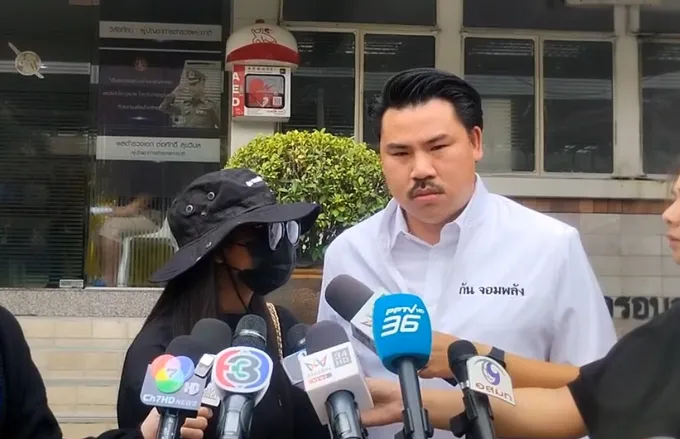 "กัน จอมพลัง"พาหญิงผู้เสียหายเคลียร์สามีตำรวจอารมณ์ร้อนทำร้ายร่างกาย 