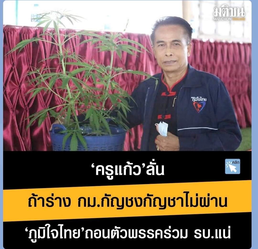 "ไพศาล" ชี้ภท.ขู่ใช้คีมเหล็กบีบไข่ "ประยุทธ์" ของแท้จากบุรีรัมย์  ลั่นหากกม.กัญชากัญชงไม่ผ่านถอนตัวจากรัฐบาลแน่ 
