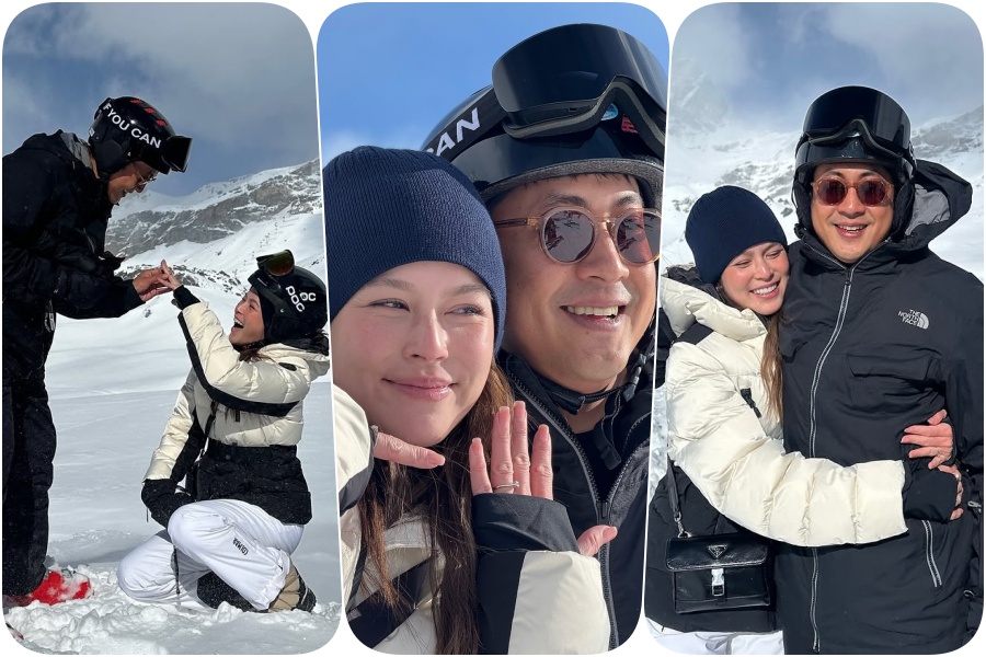 "เปอร์ สุวิกรม" เซอร์ไพรส์คุกเข่าขอ "ยิหวา" แต่งงานท่ามกลางภูเขาหิมะ อิตาลี