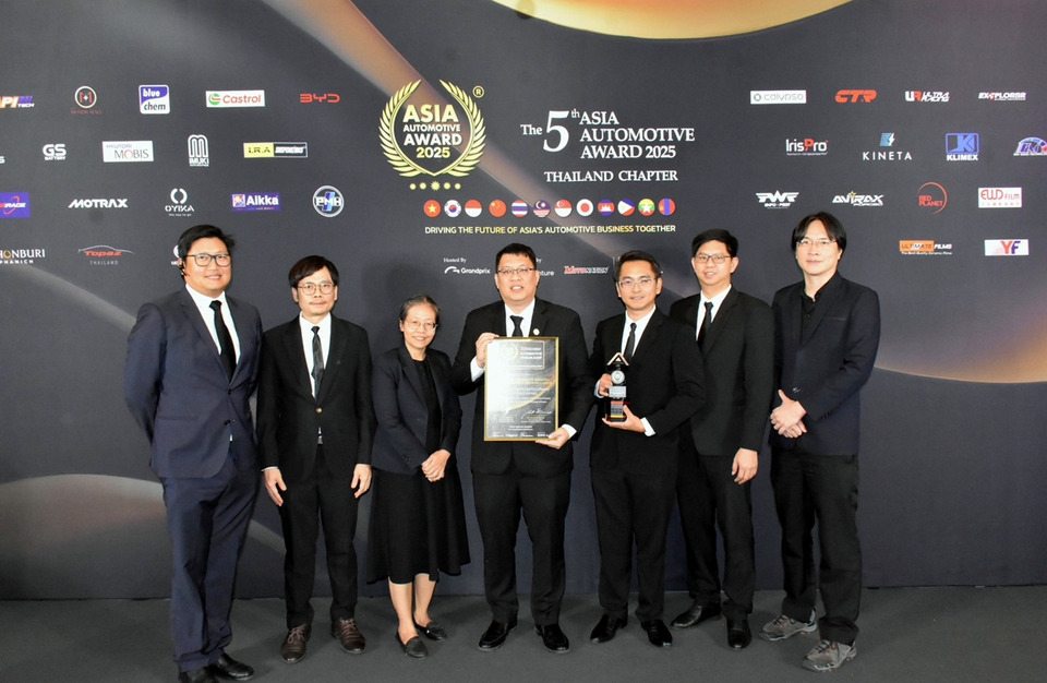 วิศวกรรมศาสตร์ ศรีราชา มก. คว้ารางวัล Automotive Talent Development Excellence Award เวทีเอเชีย 2025